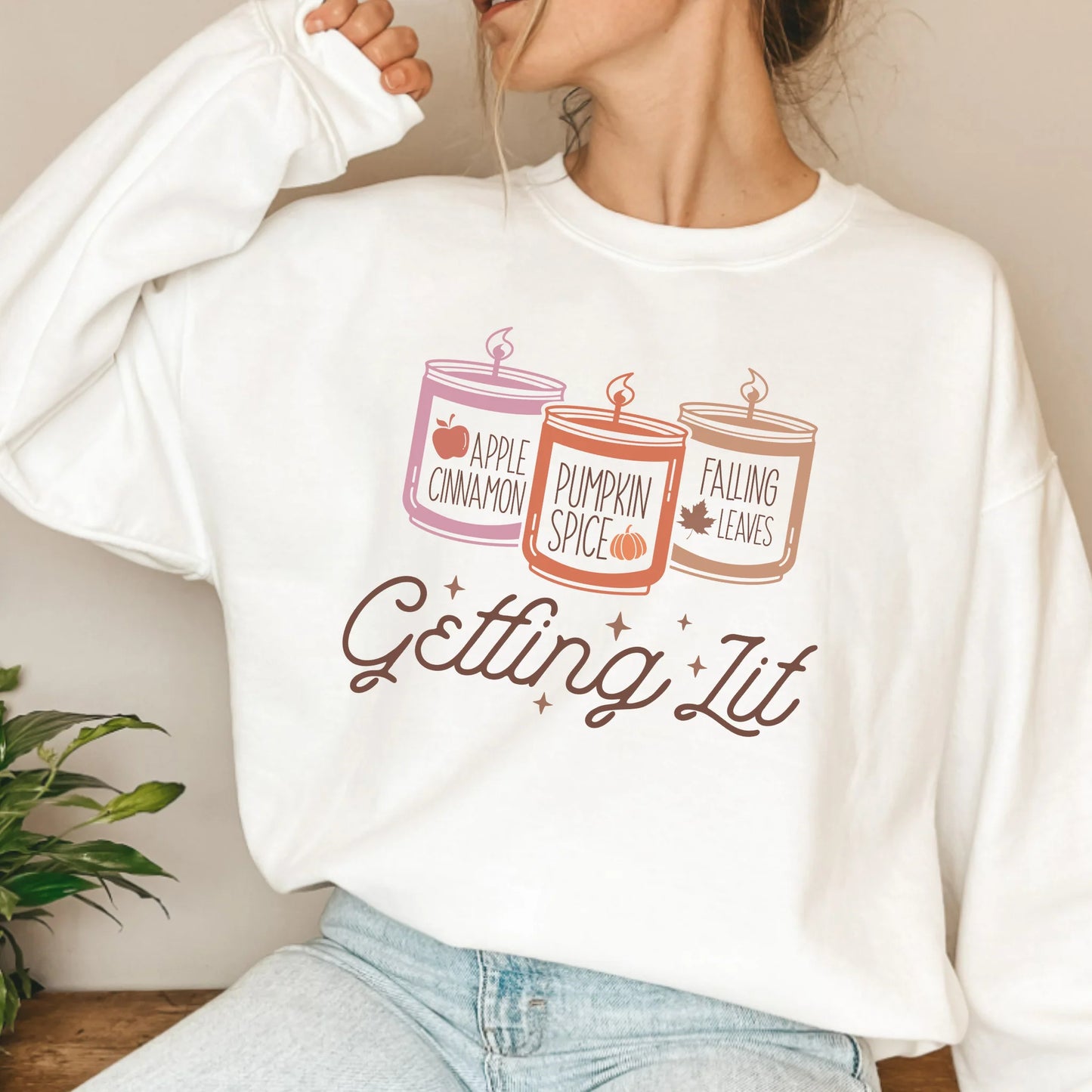 Getting Lit For Fall Sweatshirt